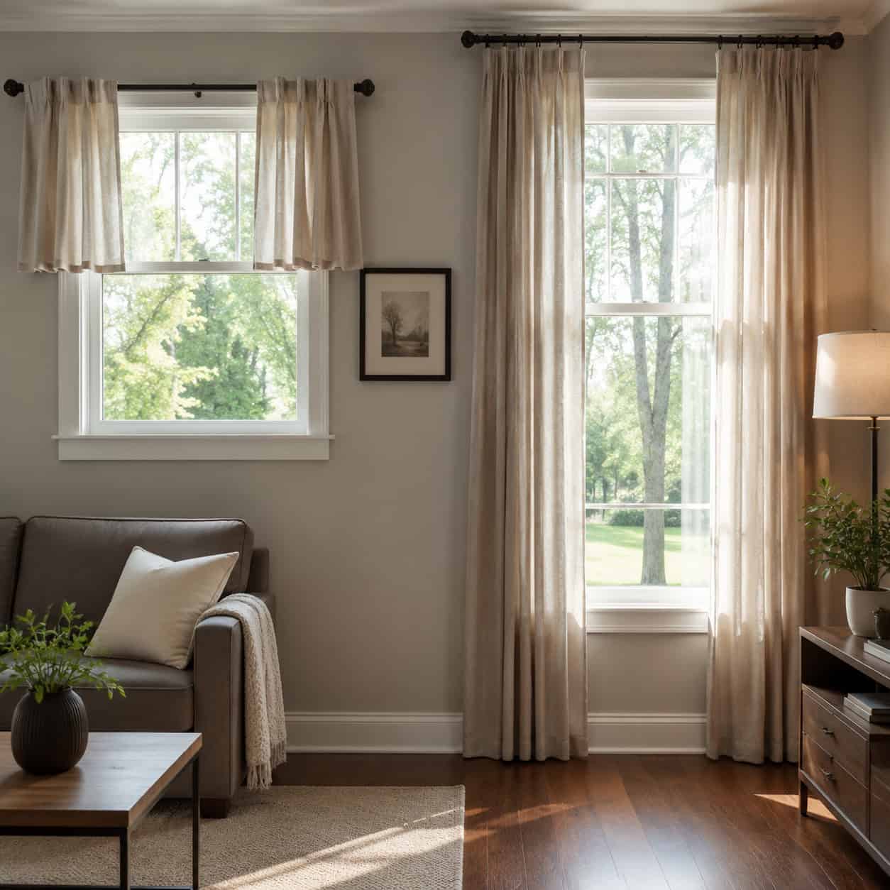 Curtains Hung Too Low and Too Short