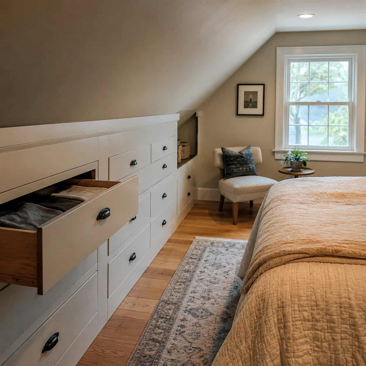 Knee-Wall Eave Drawers