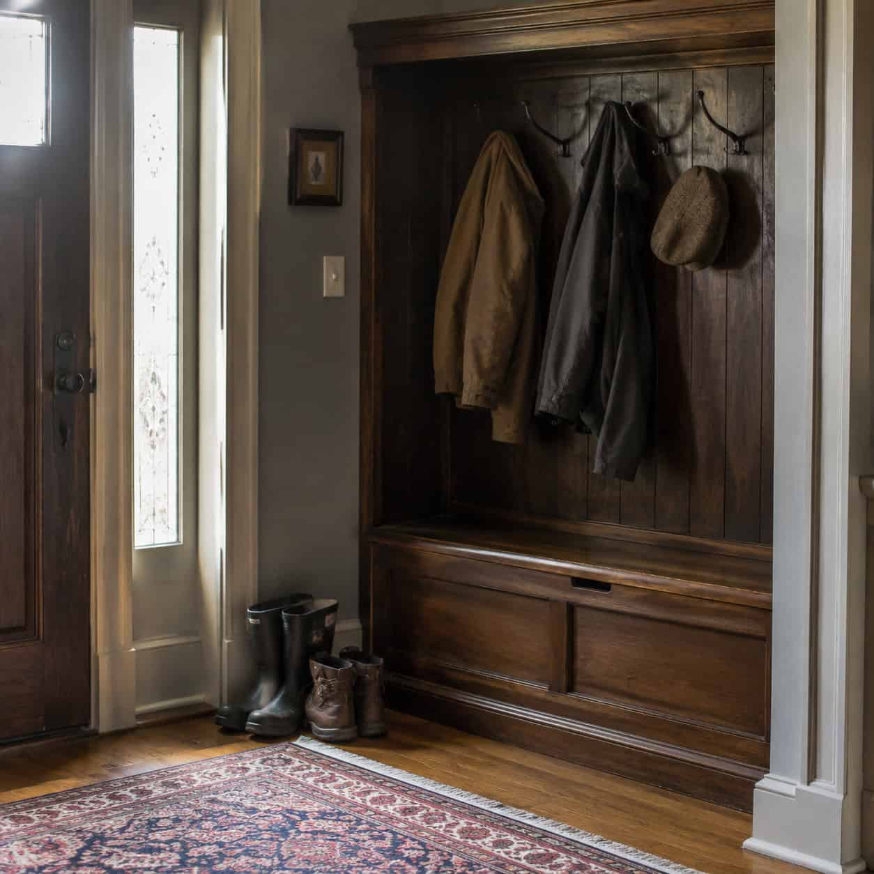 Entry Hall Tree With Boot Bench