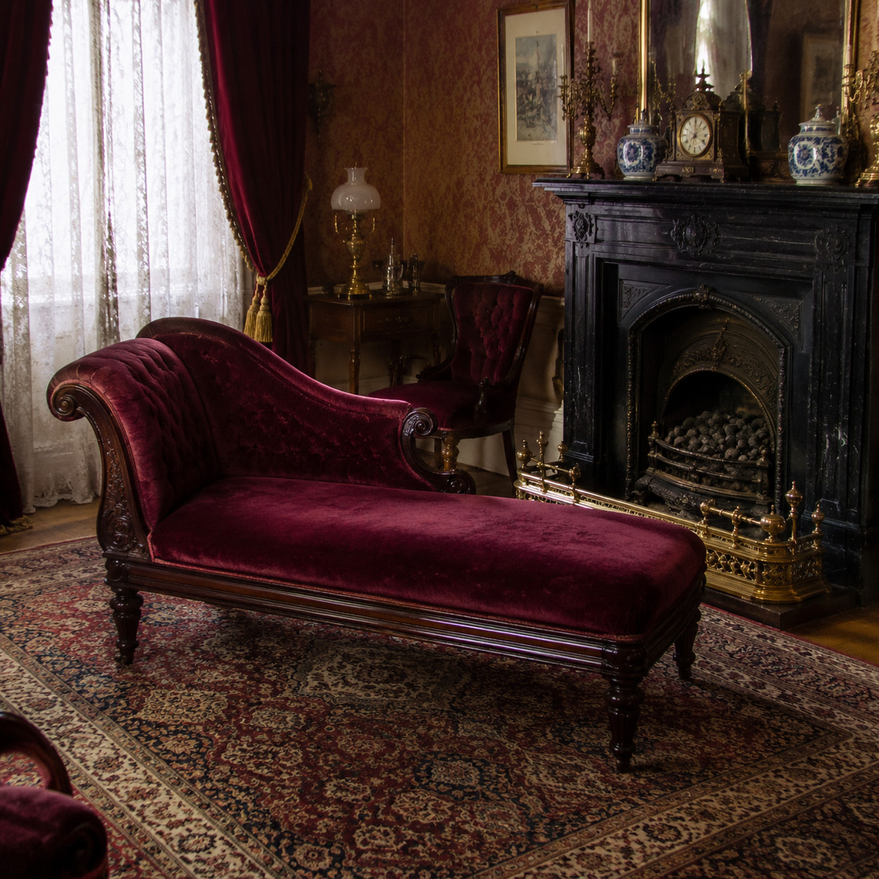 Fainting Couches and Fireplace Fenders