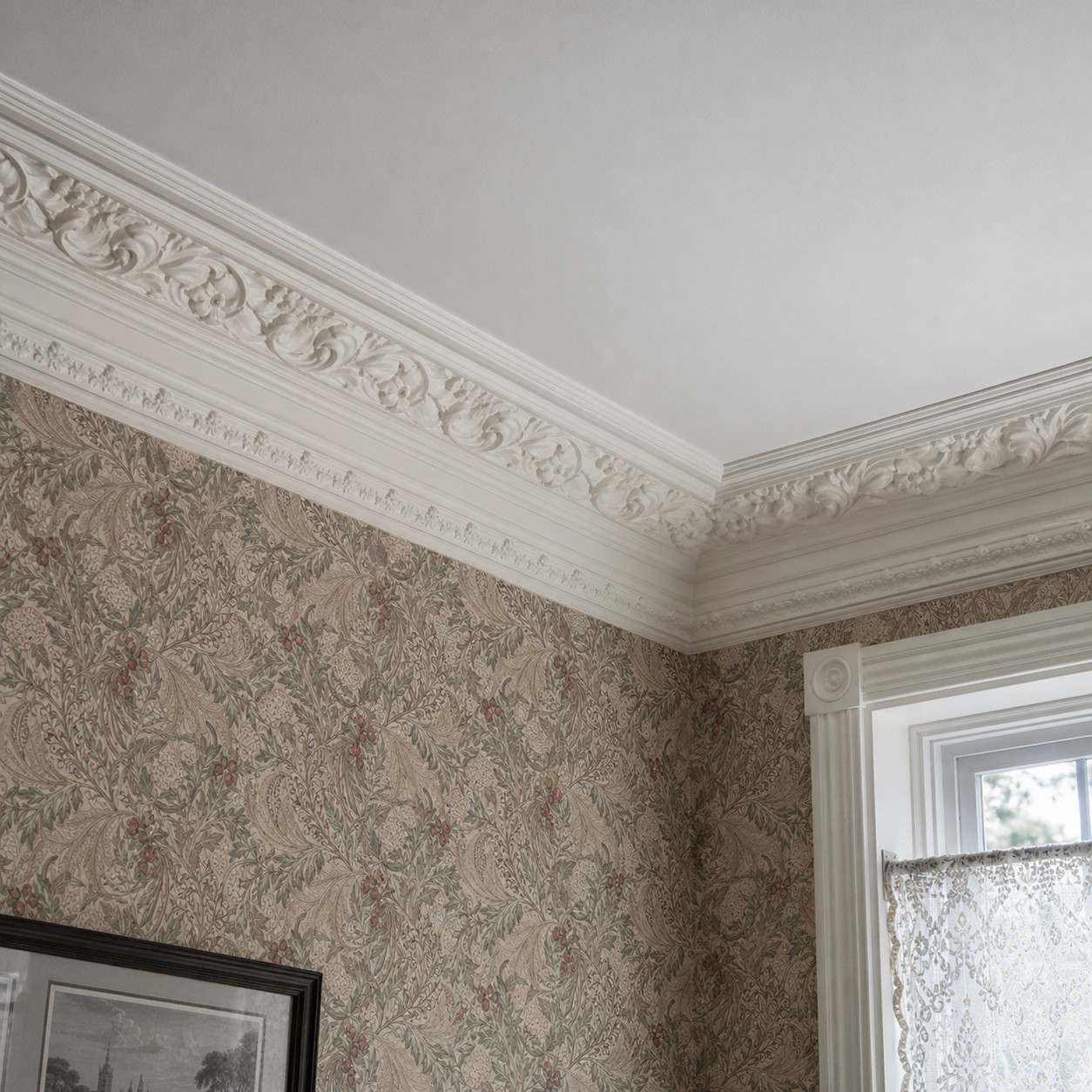 Hand-Run Plaster Cornice and Crown Molding