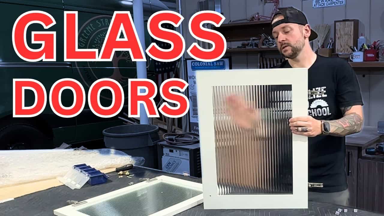 Adding Glass to Cabinet Doors Made Simple
