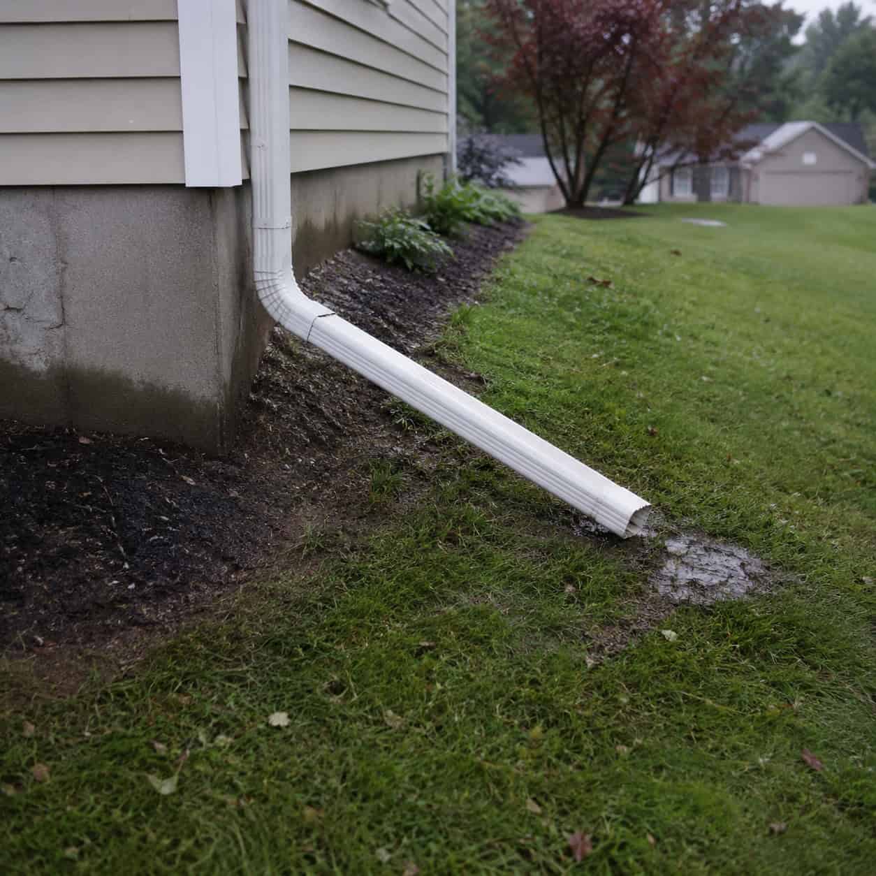 Grading That Pushes Water Away From the Foundation