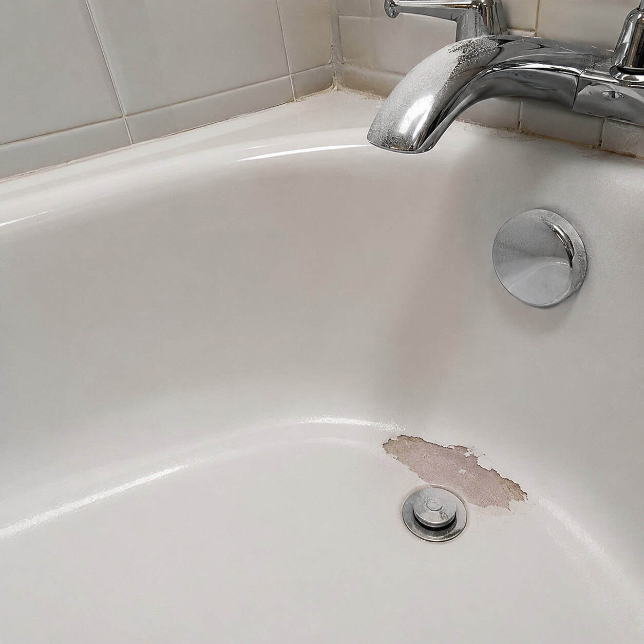 Reglazed Tubs and Spray-Painted Tile