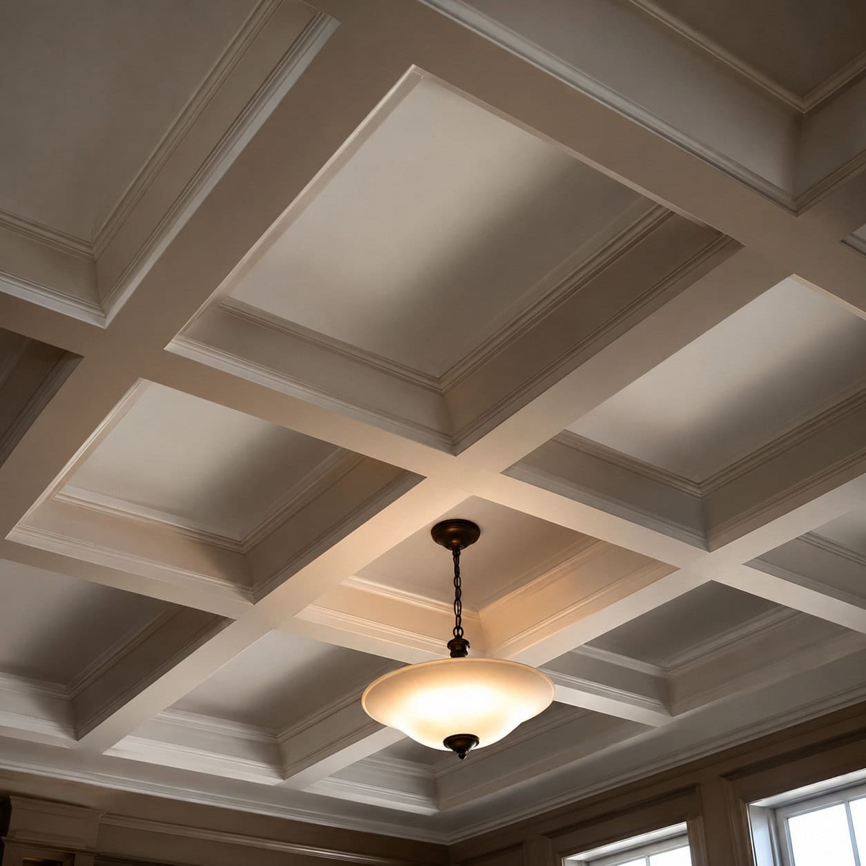 Coffered and Beamed Ceilings