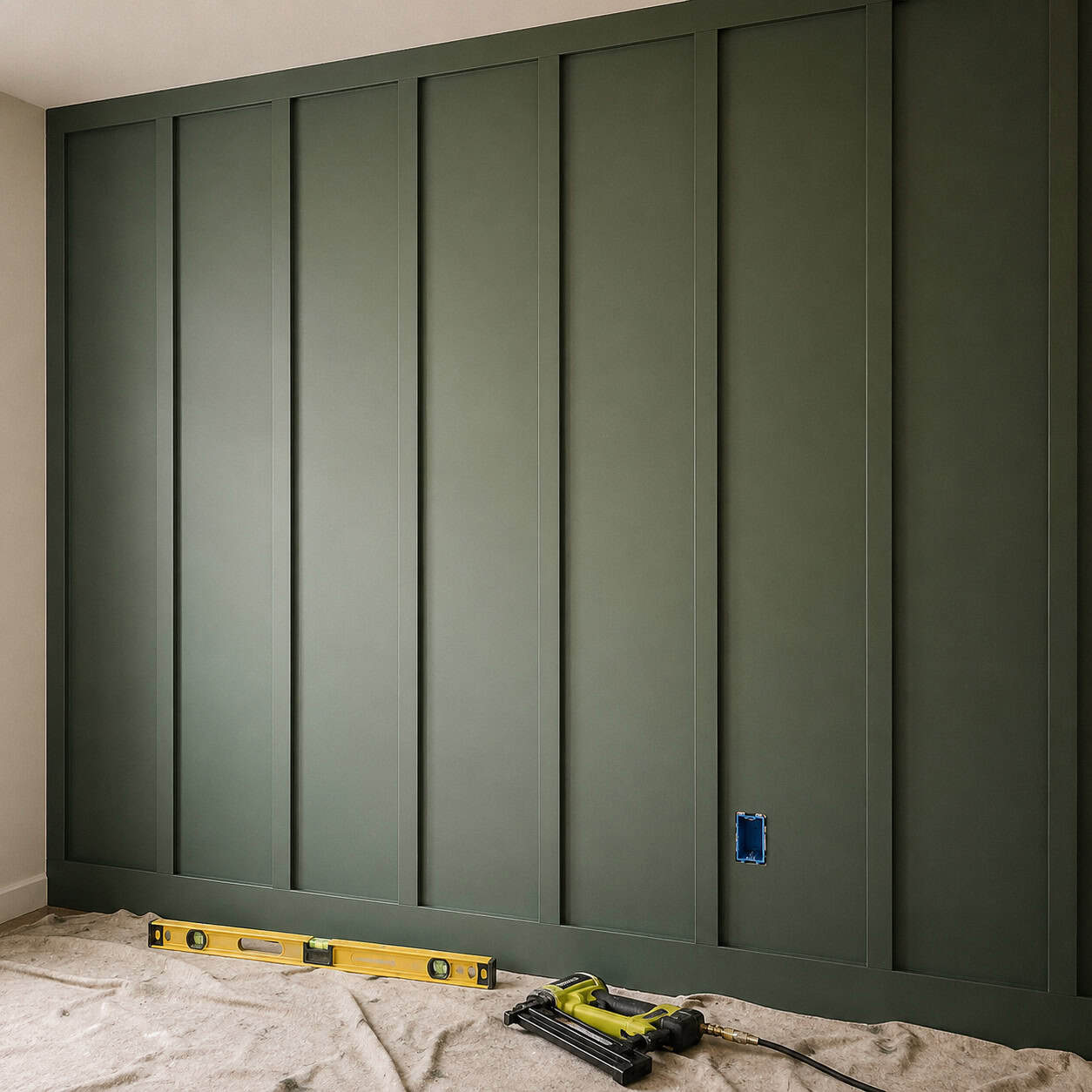 A Board-and-Batten Accent Wall
