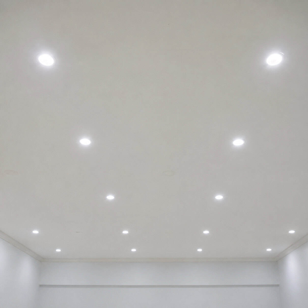 A Ceiling Full of Recessed 'Swiss Cheese'