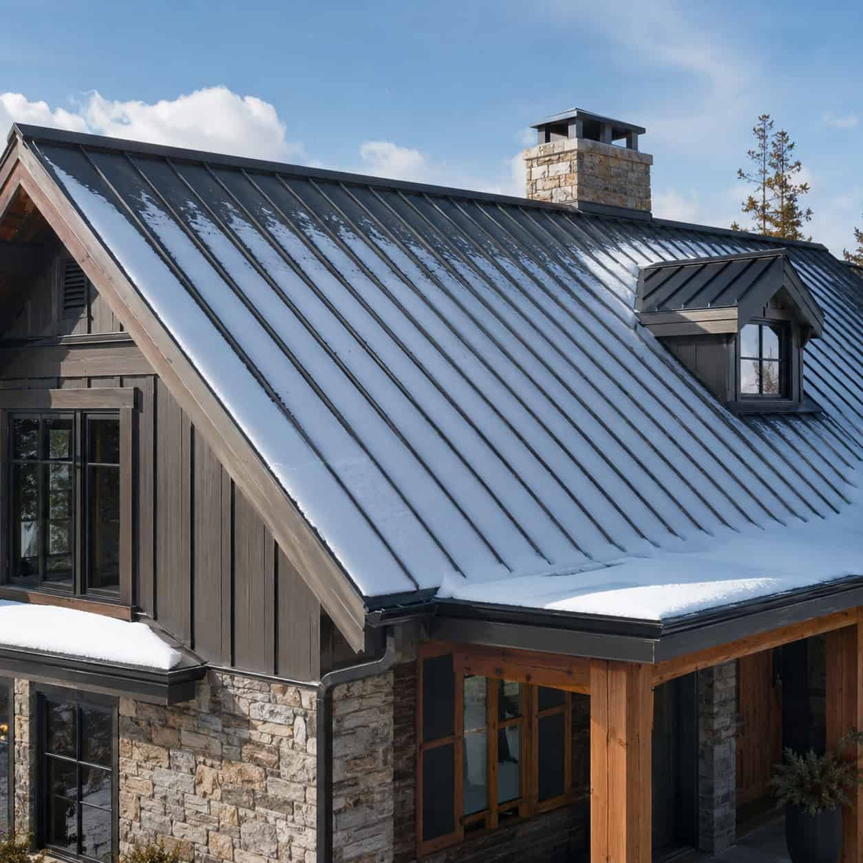 A Standing Seam Metal Roof Instead of the Cheapest Shingle