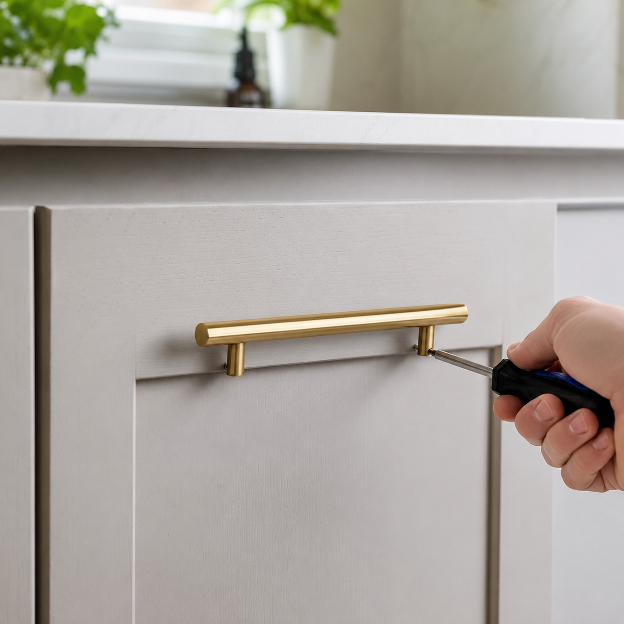 New Cabinet Hardware