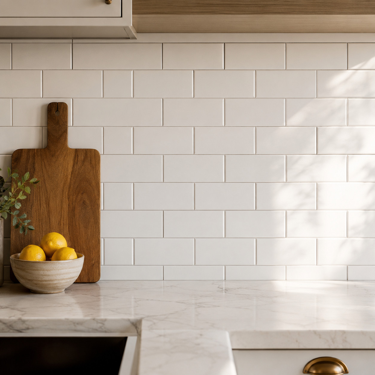 A Tile (or Peel-and-Stick) Backsplash