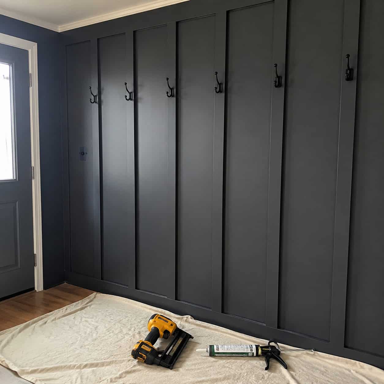 Add board-and-batten or wainscoting