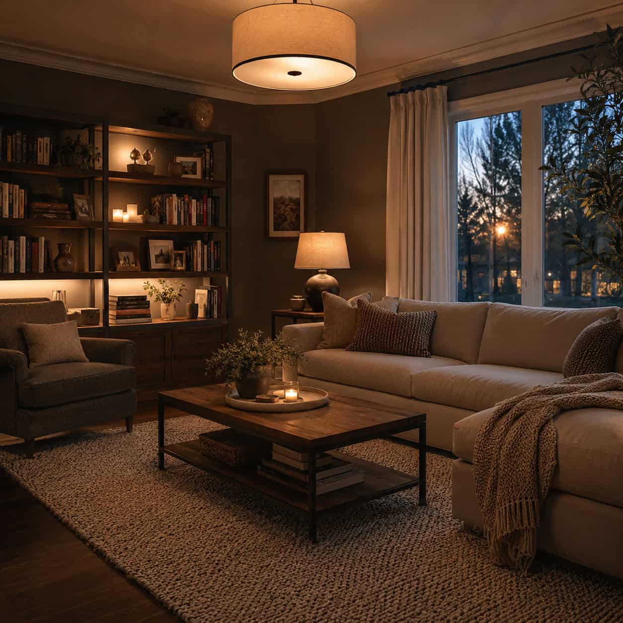 Layered Lighting With Dimmers