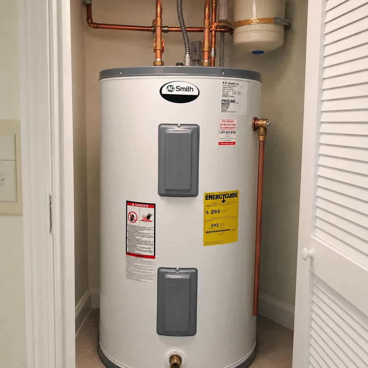 The Age of the Water Heater