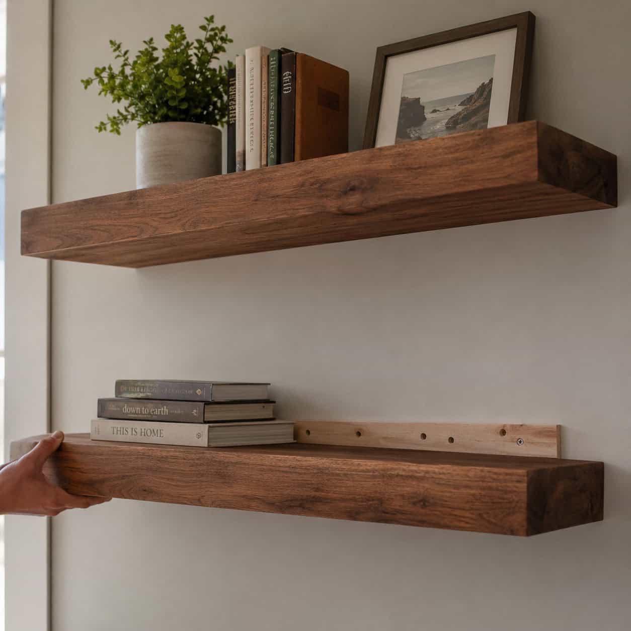 Build DIY Floating Shelves