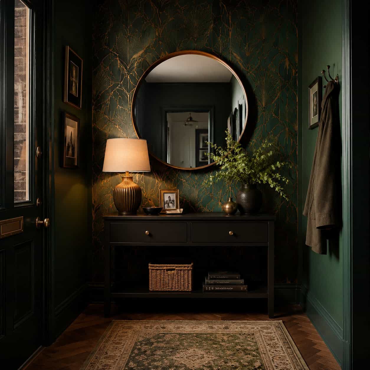 Go bold with paint or wallpaper on the walls