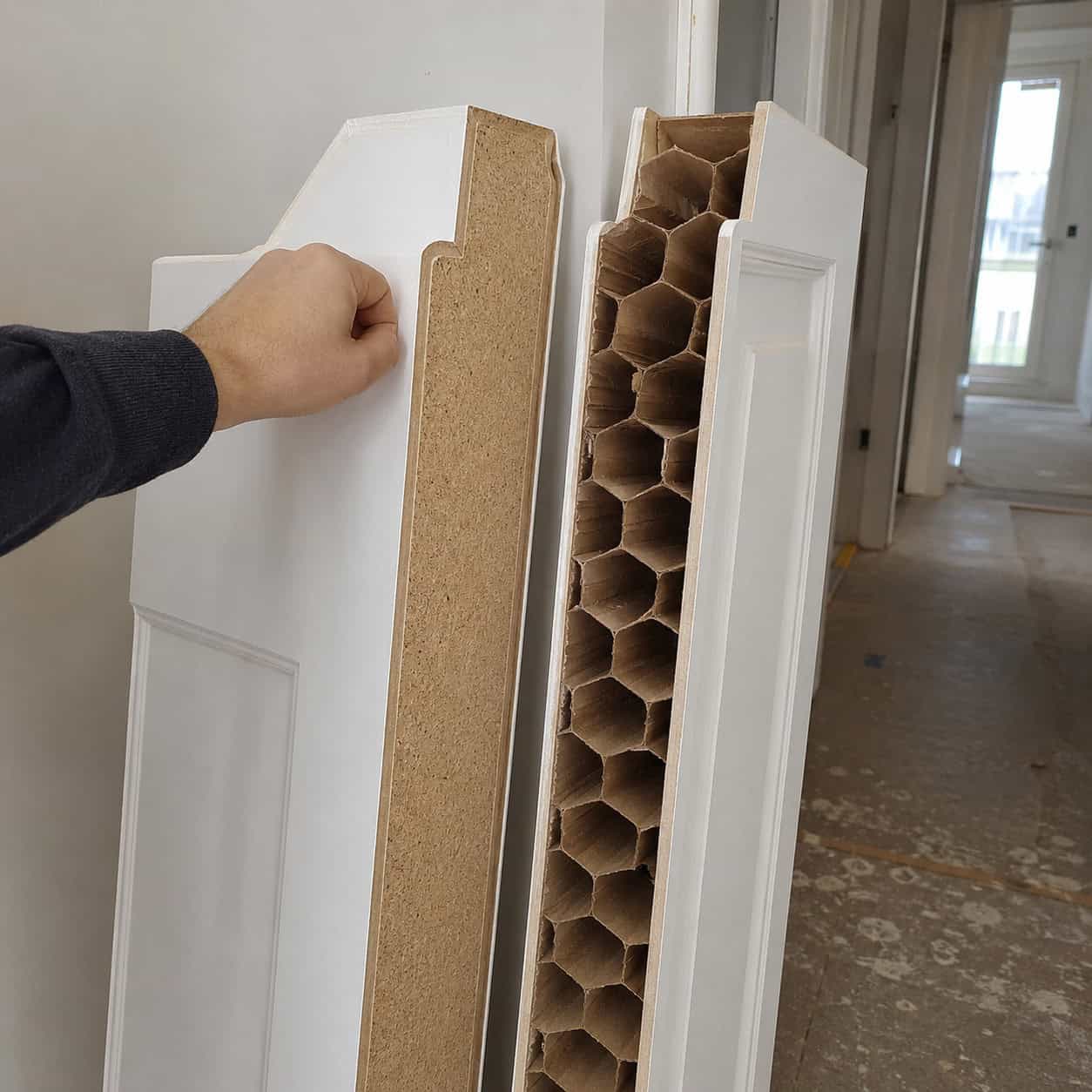 Solid-Core Interior Doors Instead of Hollow-Core