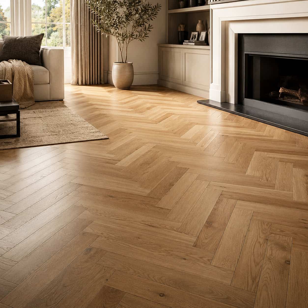 Herringbone or Chevron Wood Floors