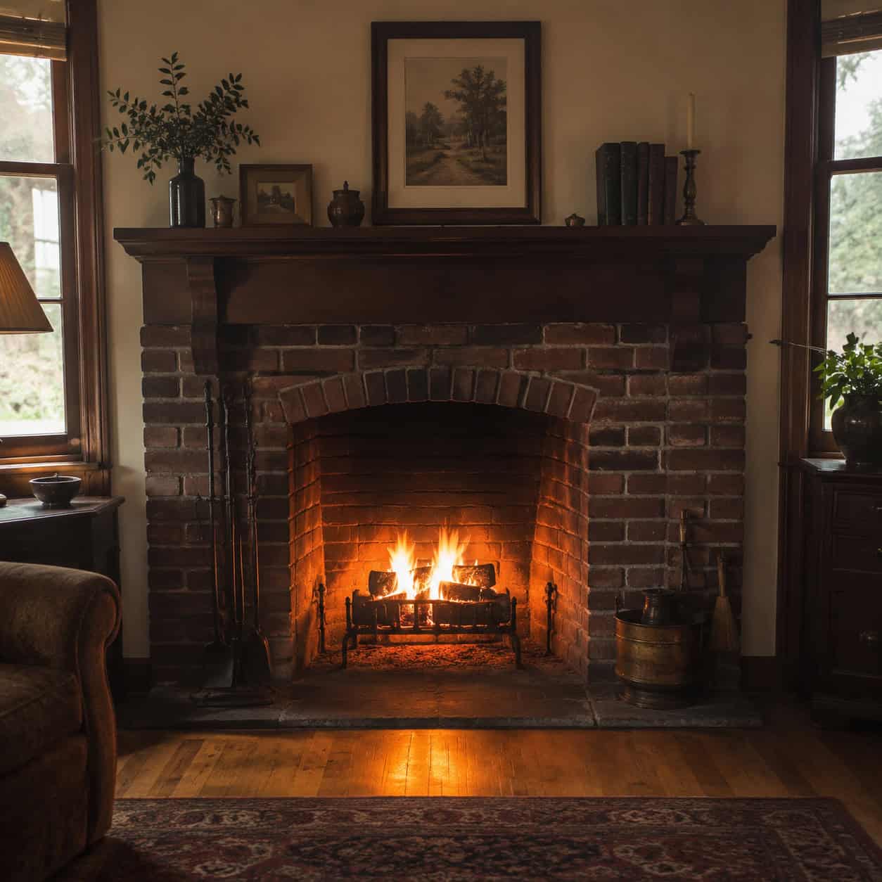 A Fireplace
