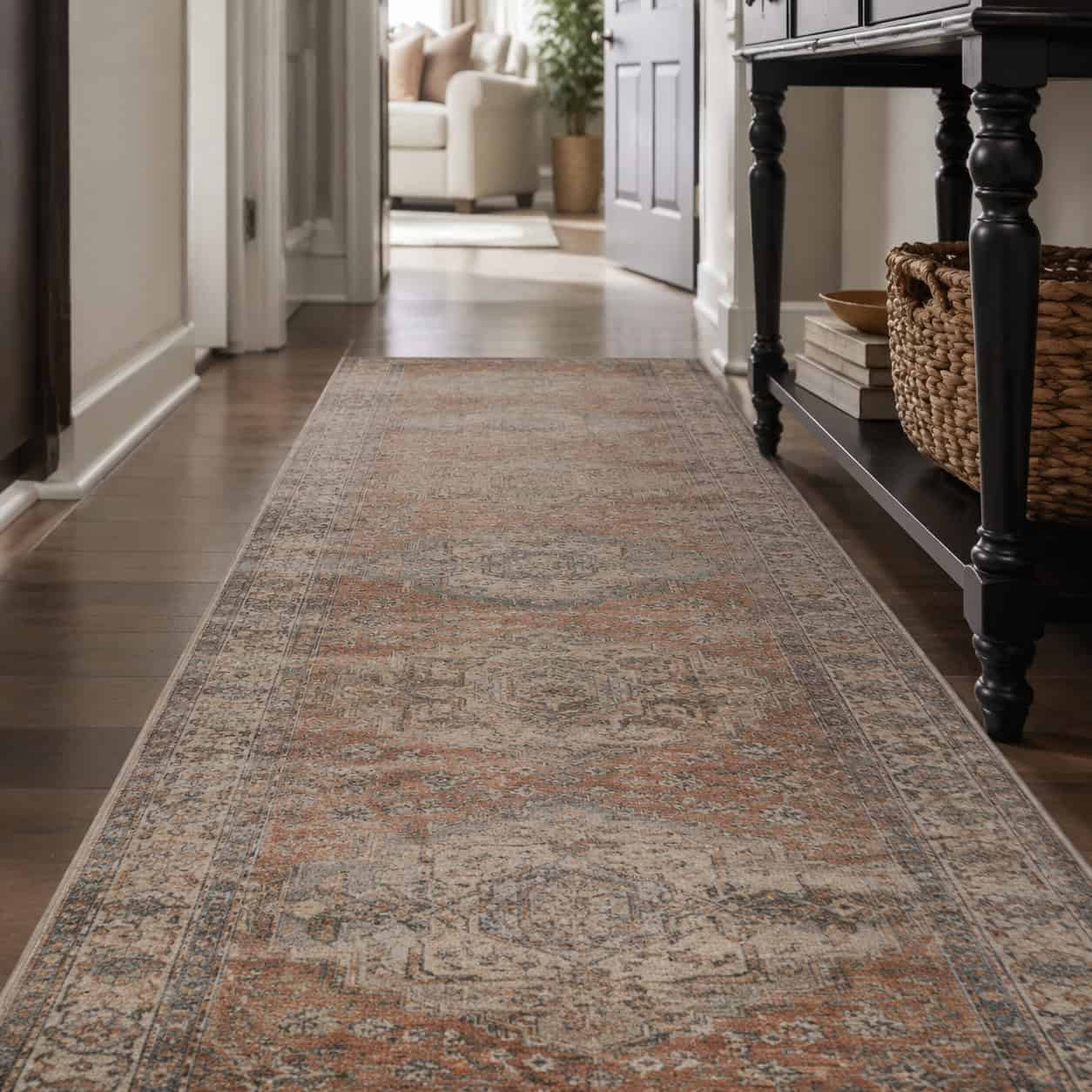 Lay down a durable runner or rug