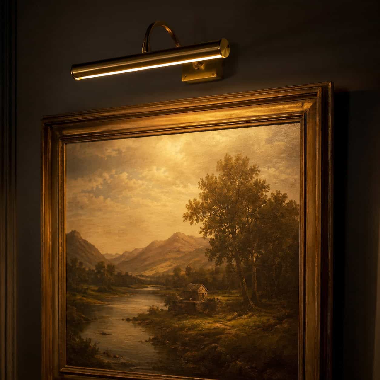 Add a Picture Light Above the Art