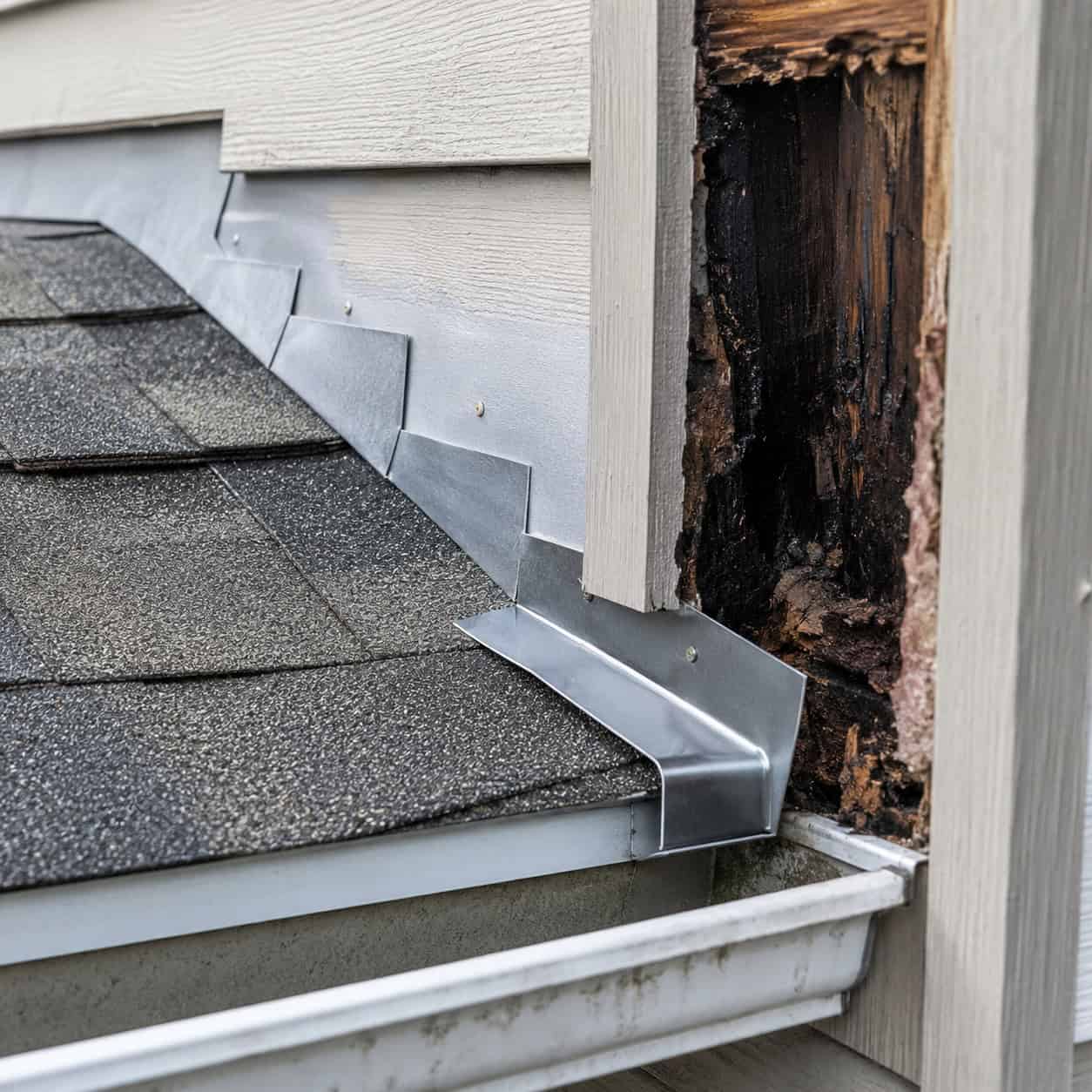 Metal Kickout and Step Flashing Instead of a Bead of Caulk
