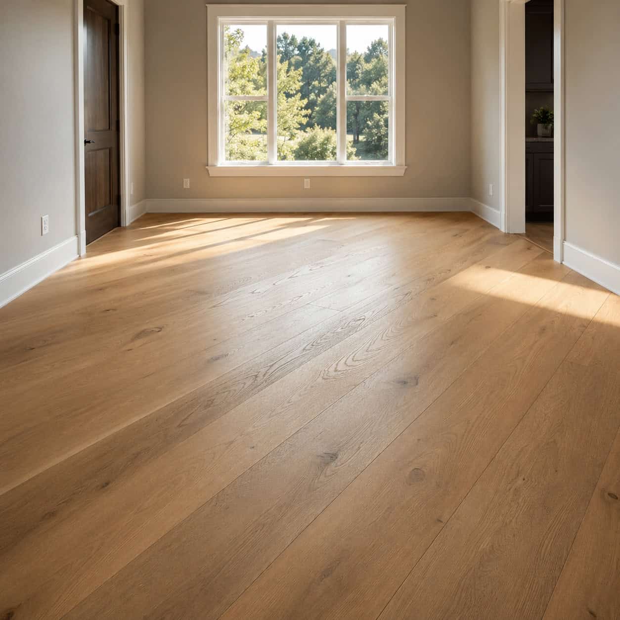 Go wide-plank or lay floors on the diagonal