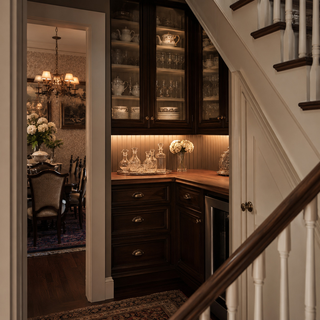 The Butler's Pantry Behind the Stair