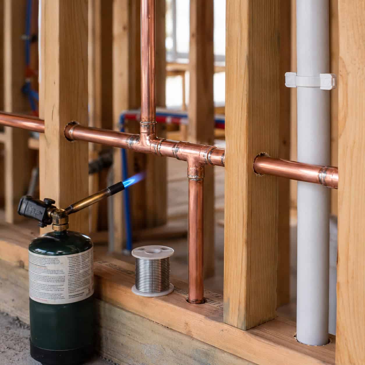 Copper Water Supply Lines Instead of Plastic