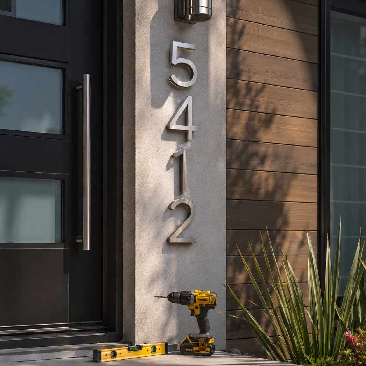 Upgrade to Modern House Numbers