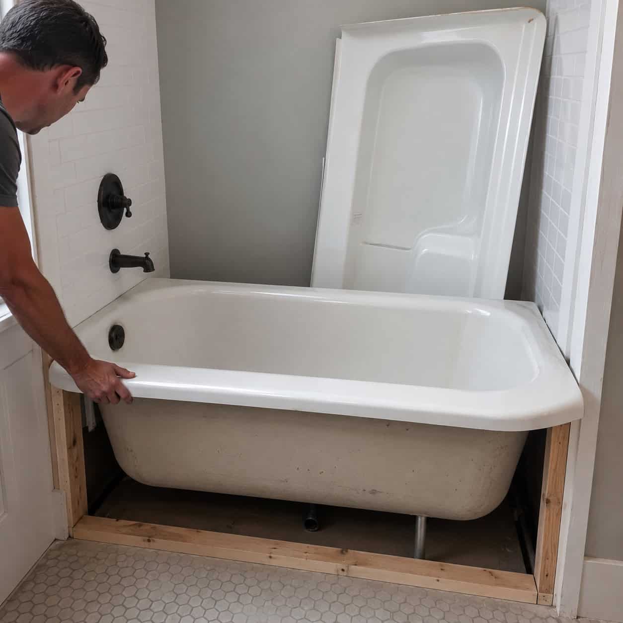 A Cast-Iron or Steel Tub Instead of a Thin Acrylic Insert