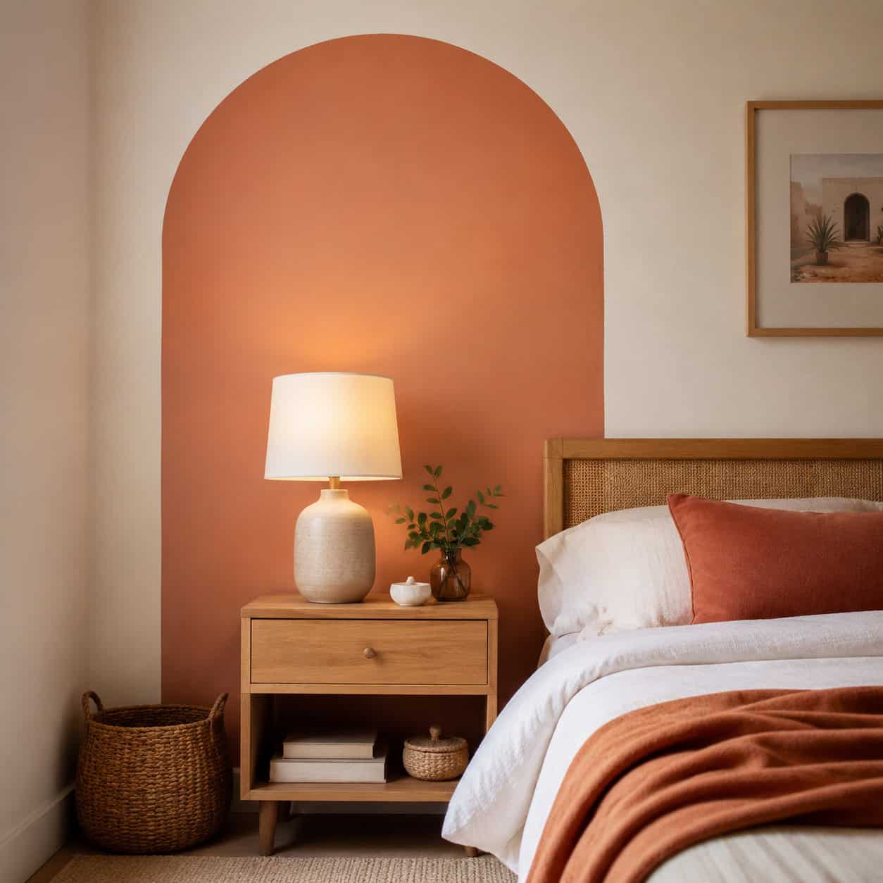 A Painted Arch or Geometric Shape