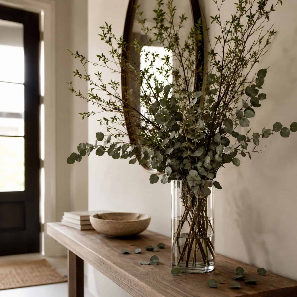 Bring in greenery or fresh flowers