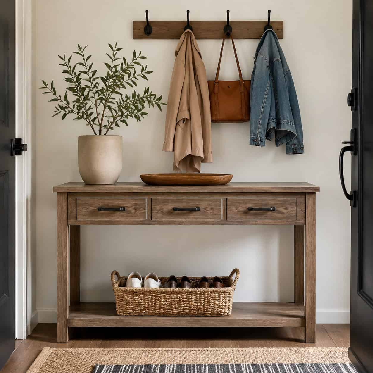 Declutter the drop zone first