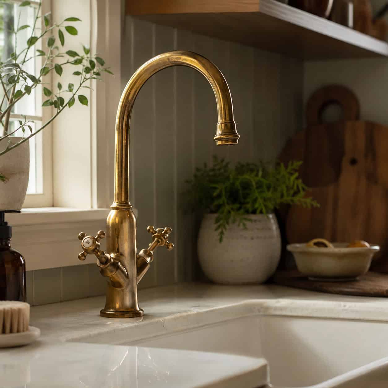 Warm-Metal Plumbing Fixtures