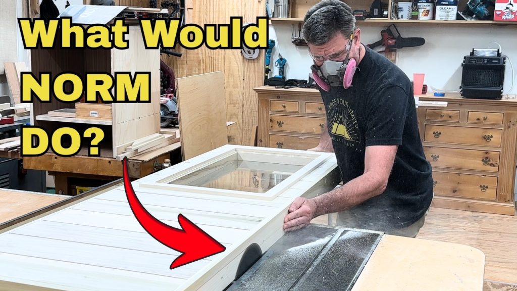 Trimming an Oversized Sauna Door Safely