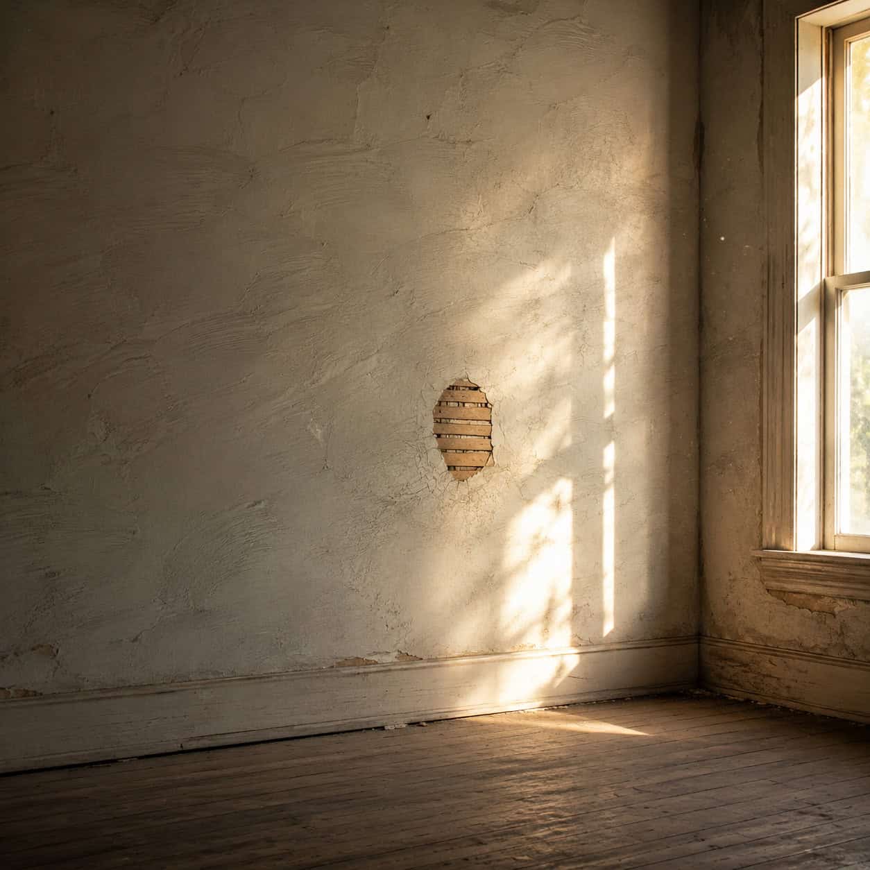 Plaster Walls That Aren't Perfectly Flat