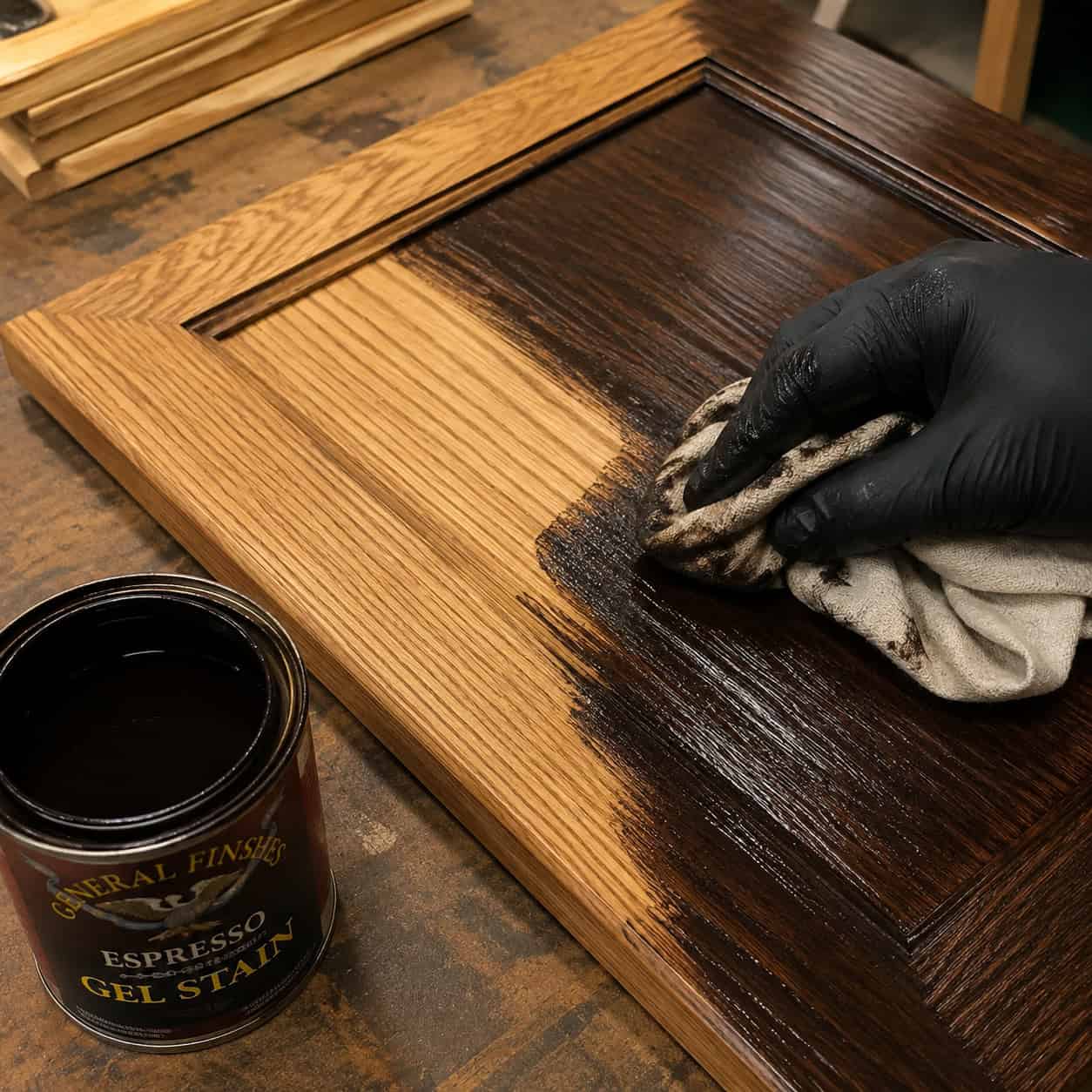 Gel-Stain Over the Old Finish