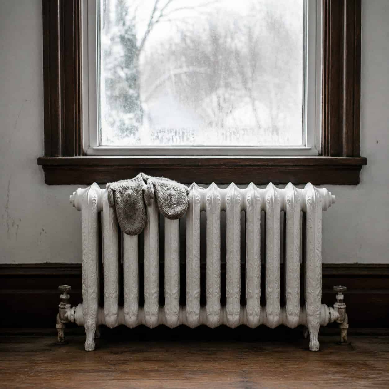 Cast-Iron Radiators Under the Windows