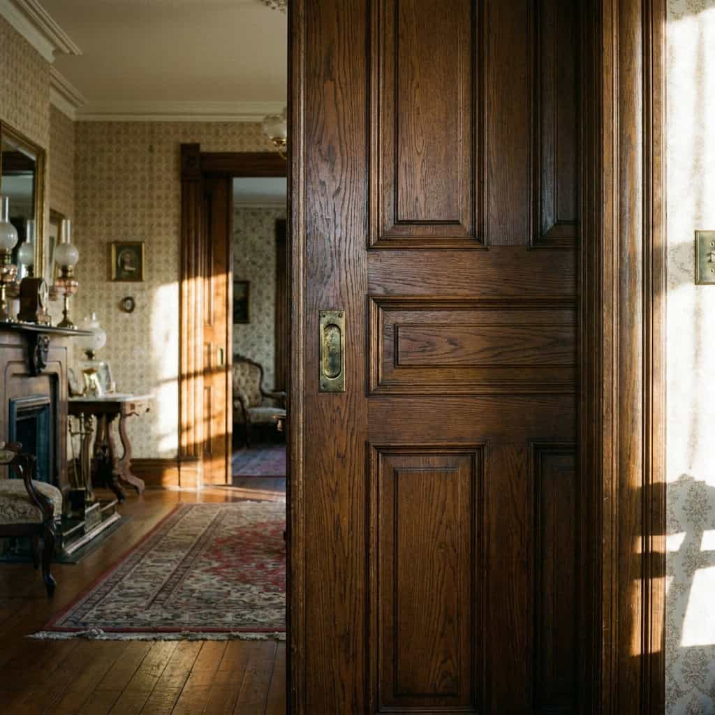 Pocket Doors Between Double Parlors