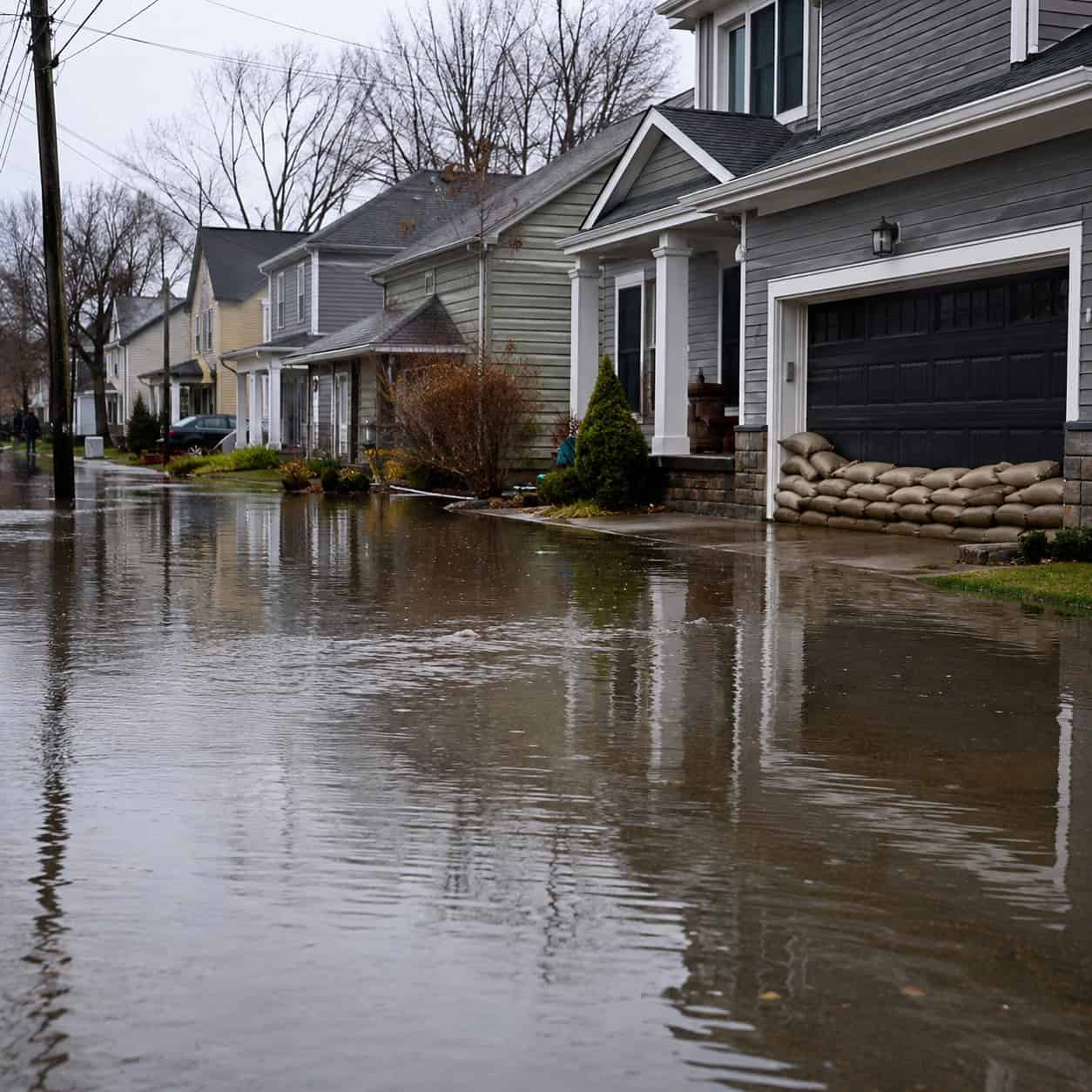 Streets Inside a FEMA High-Risk Flood Zone
