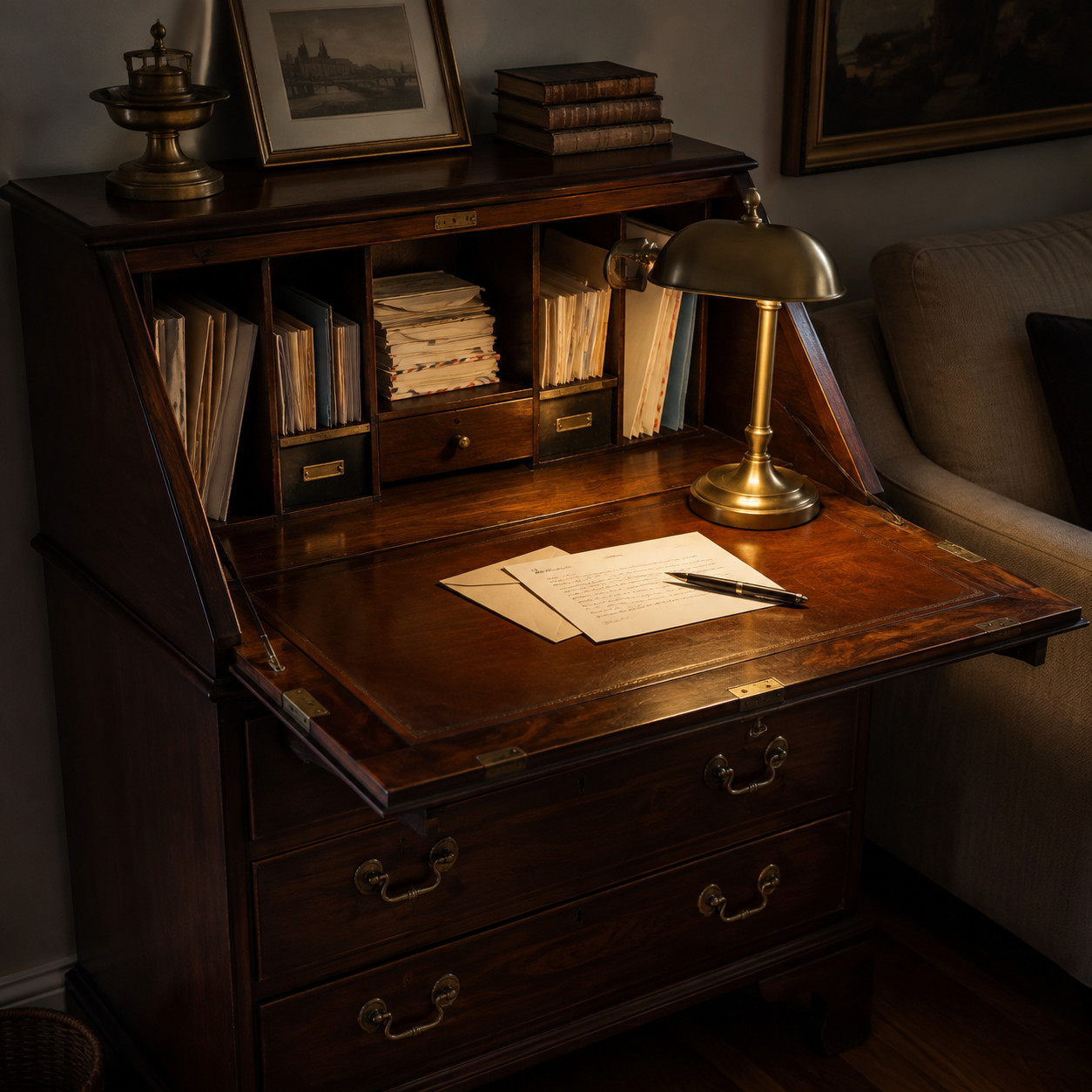 The Drop-Front Secretary Desk