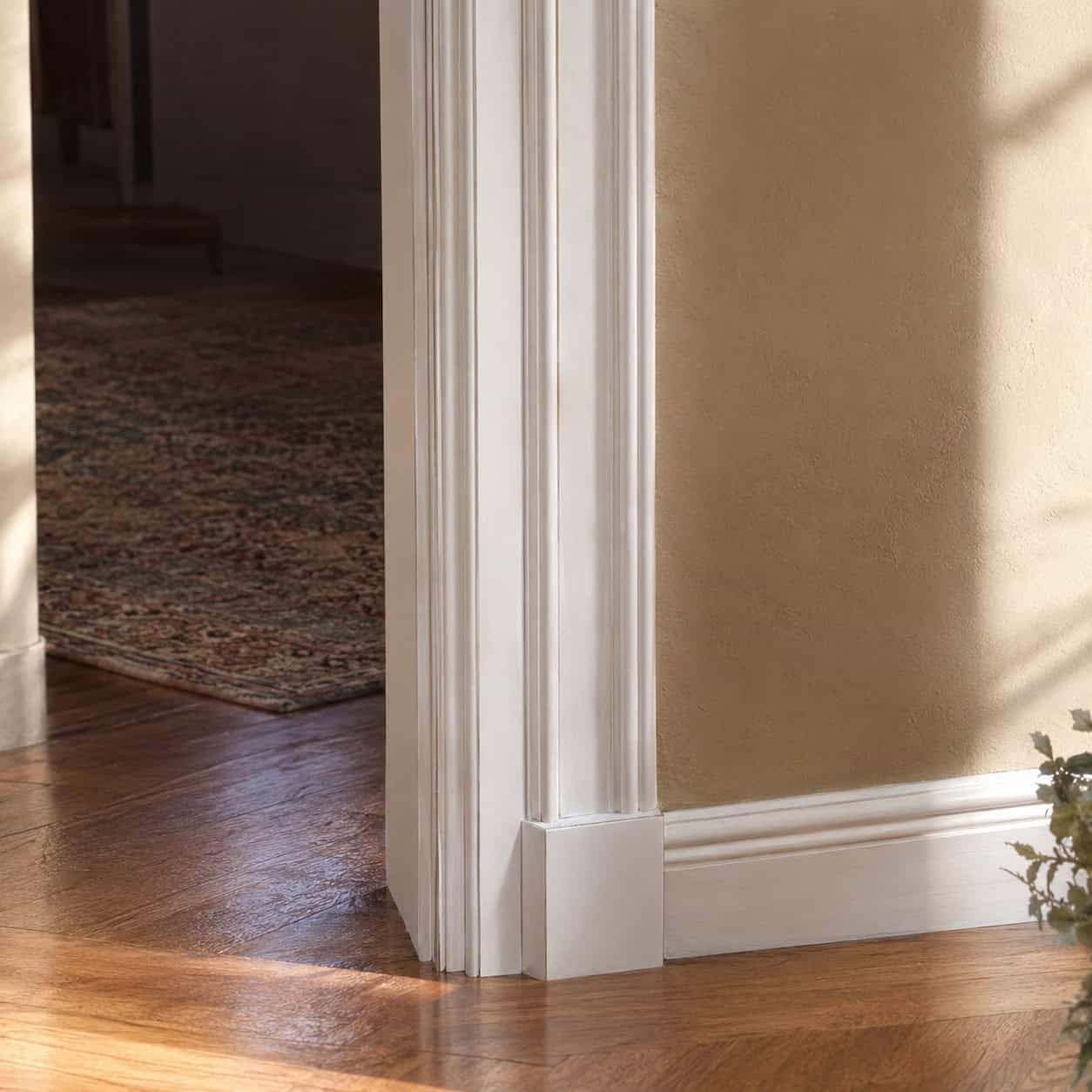 Beefier Baseboards & Door Casing