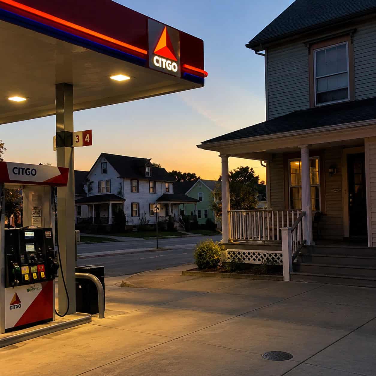 Streets With a Gas Station on the Corner