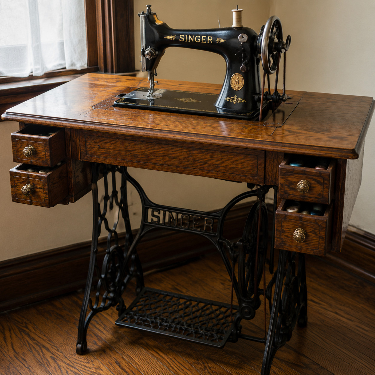 The Treadle Sewing Machine Cabinet