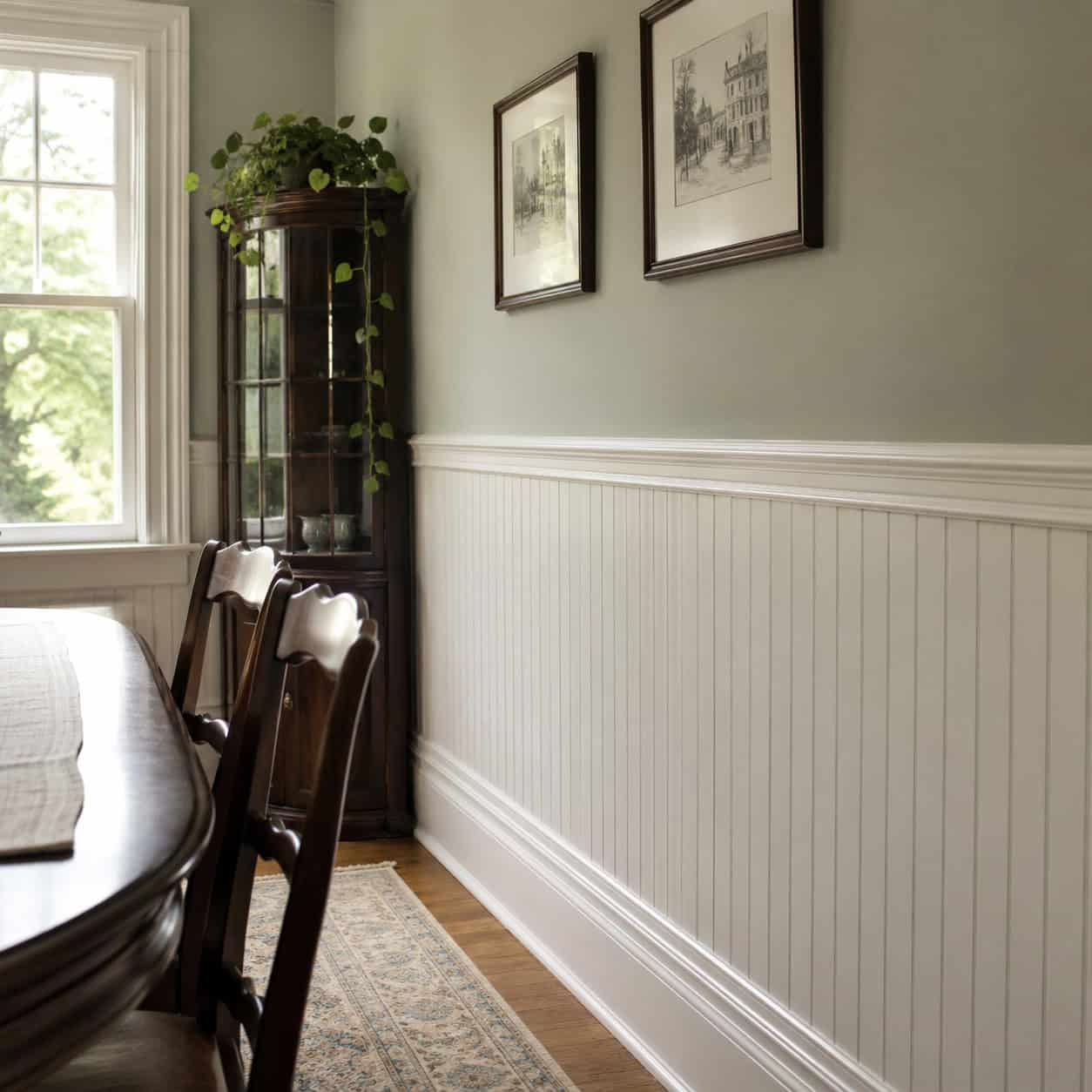 Wainscoting or Beadboard Below the Chair Rail