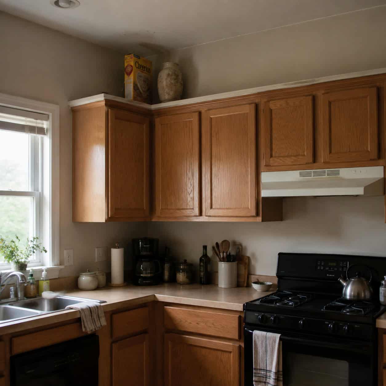 Cabinets That Stop Short of the Ceiling