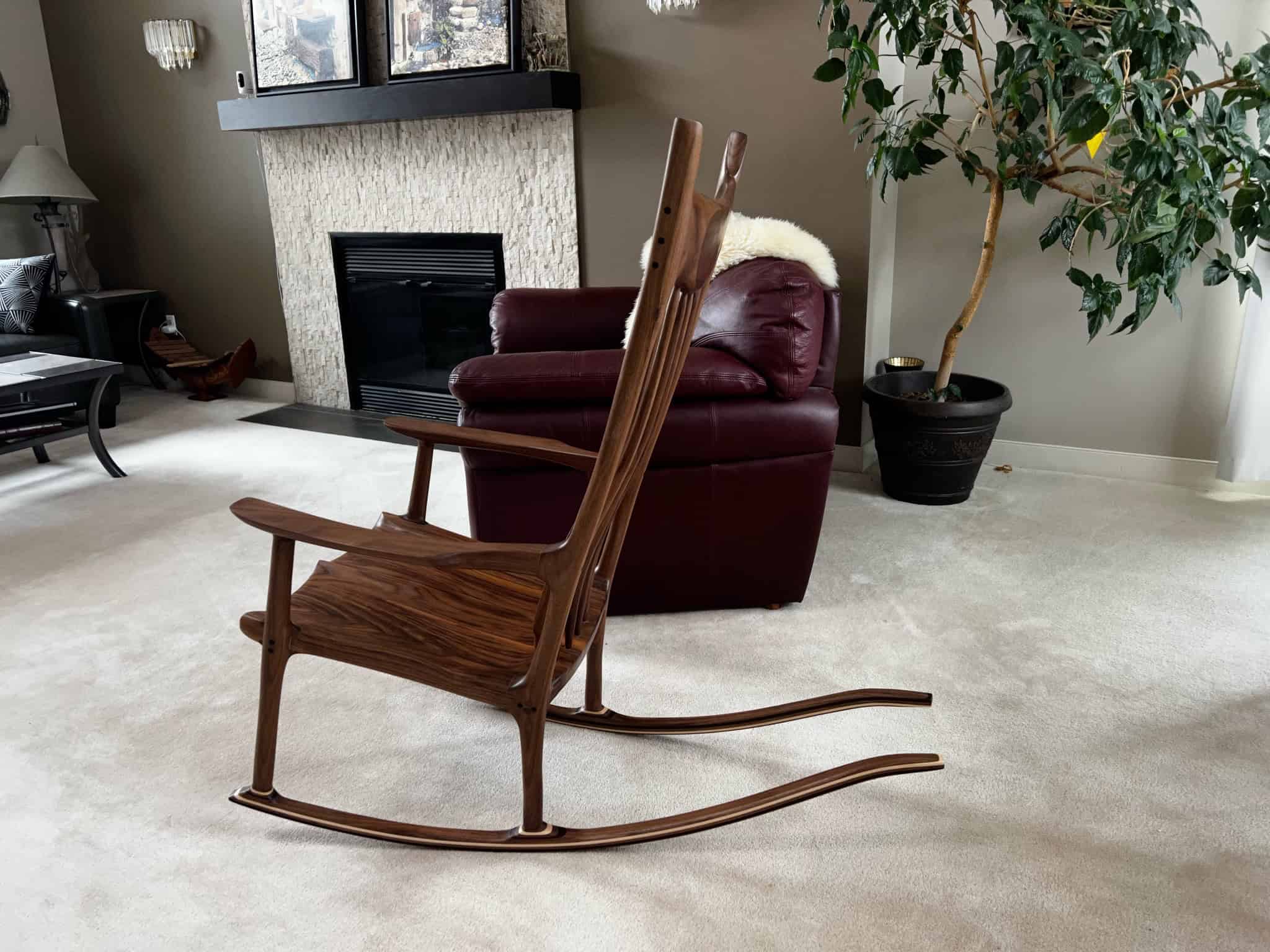 Sam Maloof rocking chair — reader project photo 1