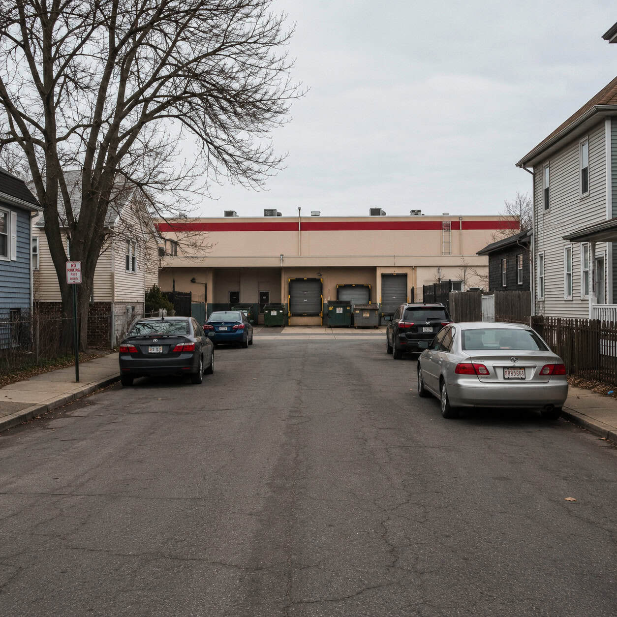 Streets That Dead-End Into a Commercial Strip