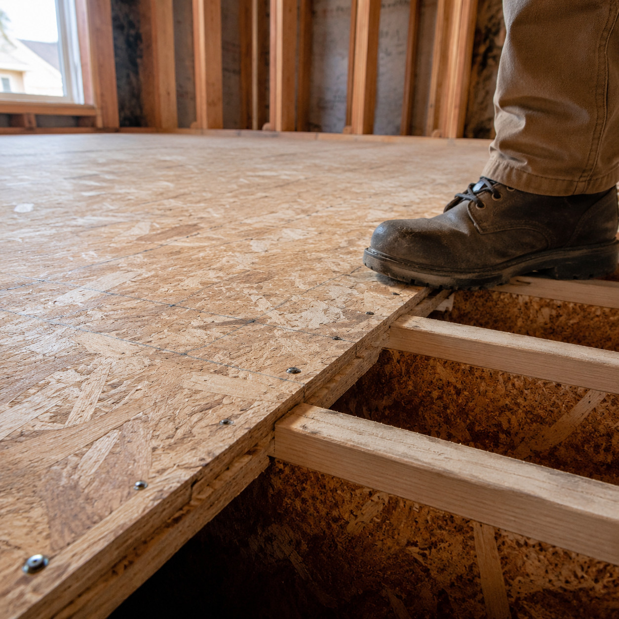 A Subfloor That Was Nailed, Not Glued and Screwed