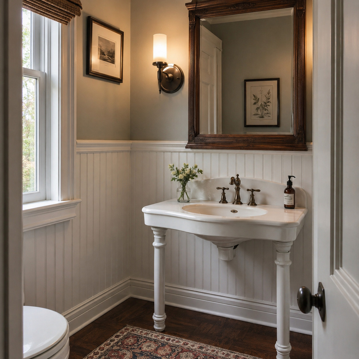 Add wainscoting or beadboard